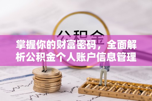阳曲掌握你的财富密码，全面解析公积金个人账户信息管理