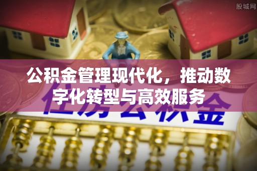 阳曲公积金管理现代化，推动数字化转型与高效服务