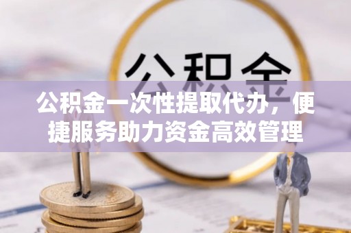 阳曲公积金一次性提取代办，便捷服务助力资金高效管理